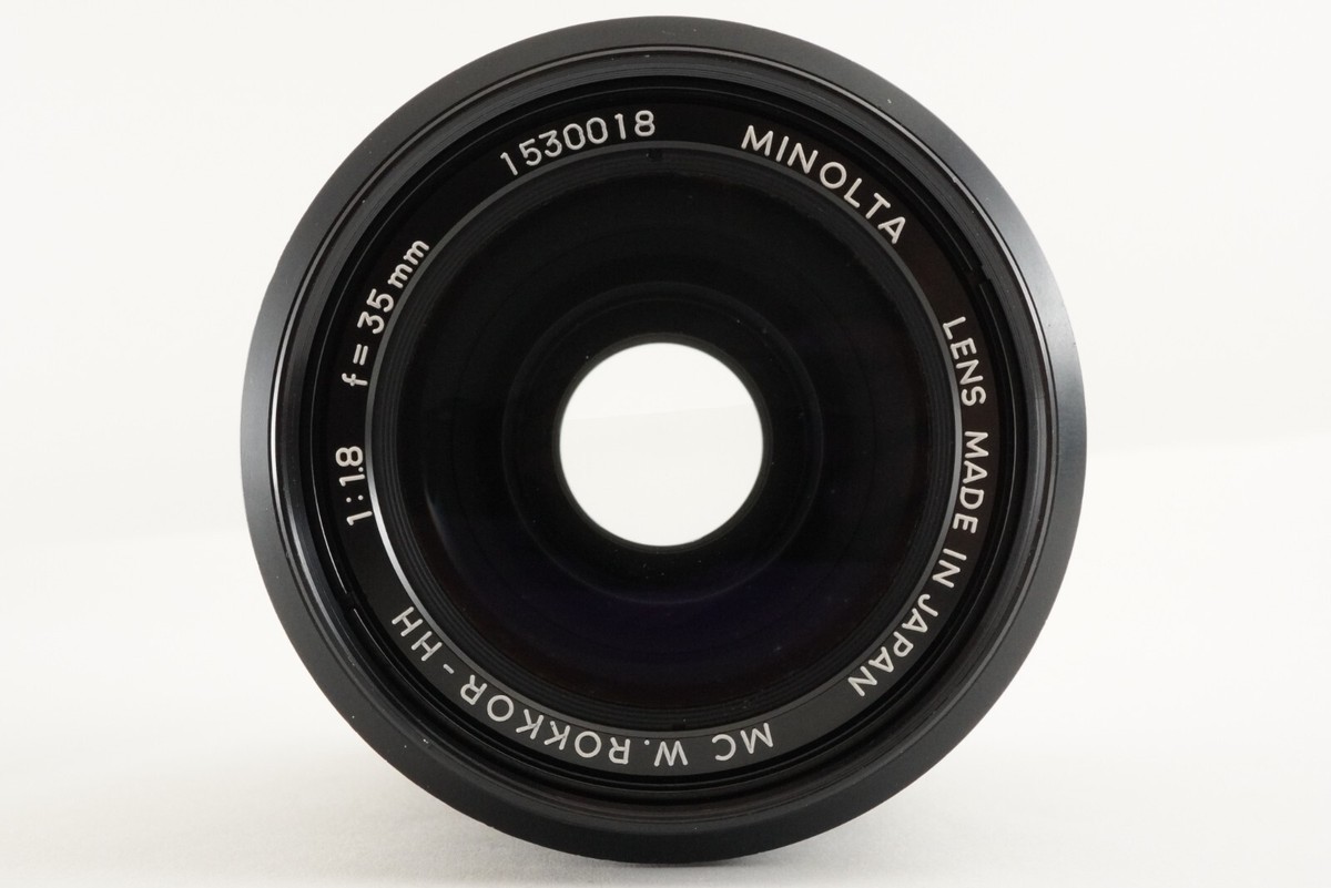 MINOLTA MC W.ROKKOR-HH 35mm F1.8 MF Wide Angle Lens from MINOLTA MC W.ROKKOR-HH 35mm F1.8 MF Wide Angle Lens from