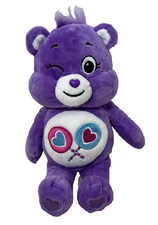 Care Bears 2020 Share Stuffed Bear Purple Plushie 10 Inch Basic Fun