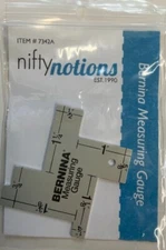 NIFTY NOTIONS #7342A -  BERNINA MEASURING GAUGE - SILVER
