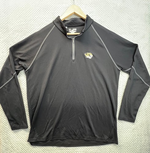 Missouri Tigers Under Armour Pullover Mens XL Black Long Sleeve 1/4 Zip Athletic - Picture 21 of 21