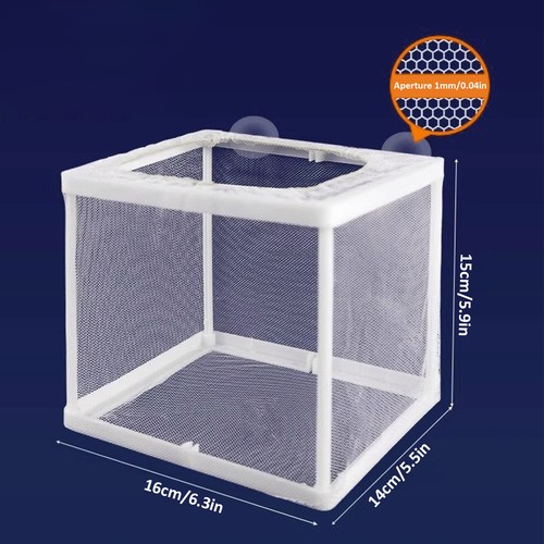 Fish Breeder Box DIY Aquarium Hatcher Mesh Box Juvenile Fish Tank Separation Net - Picture 2 of 14