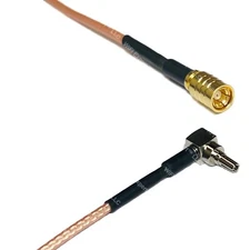 RG316 SMB FEMALE to CRC9 MALE ANGLE RF Cable Rapid-SHIP LOT