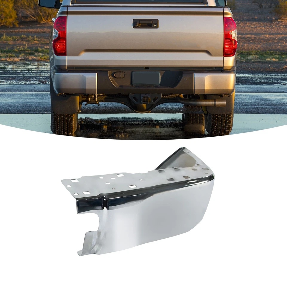 Right Rear Bumper End Caps Covers Corner Extension for 2014-2021 Toyota Tundra Foto 2 de 4
