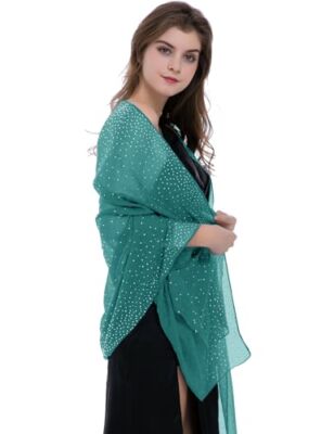 green emerald velvet dress ODAWA Green Gradient Summer Shawl Warm Long Large Scarves Travel Scarf  Wrap, 86