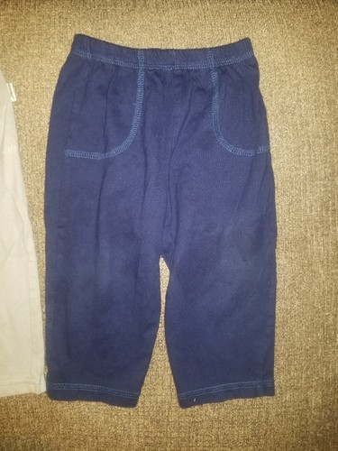 Juego de 2 pares de pantalones Onsies gris y azul para niños 12 meses - Imagen 2 de 4