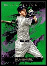 2021 Topps Inception Green SP DJ LeMahieu New York Yankees #34