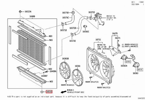 Genuine Lexus LS VXFA55 GVF55 GVF50 GSF50 LS460 USF40 Lower Radiator Support - Picture 24 of 24