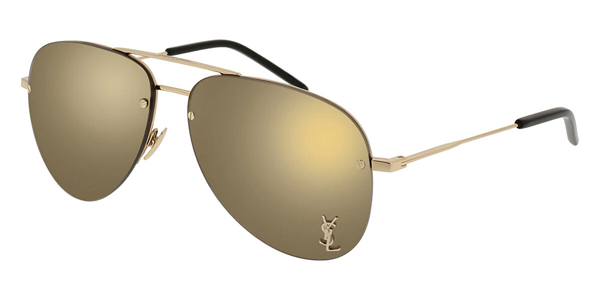 Saint Laurent Classic 11 M 59mm Aviator Gold / Bronze Mirror Saint Laurent Classic 11 M 59mm Aviator Gold / Bronze Mirror