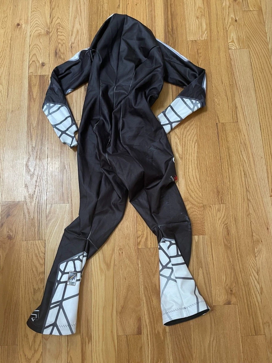 SPYDER Downhill Ski Race Suit Mens L Official Team USA black and