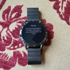 Huawei Watch GT 2 Elite Edition 46mm Case with Link Strap - Titanium Grey  Stainless Steel (LTN-B19) for sale online | eBay
