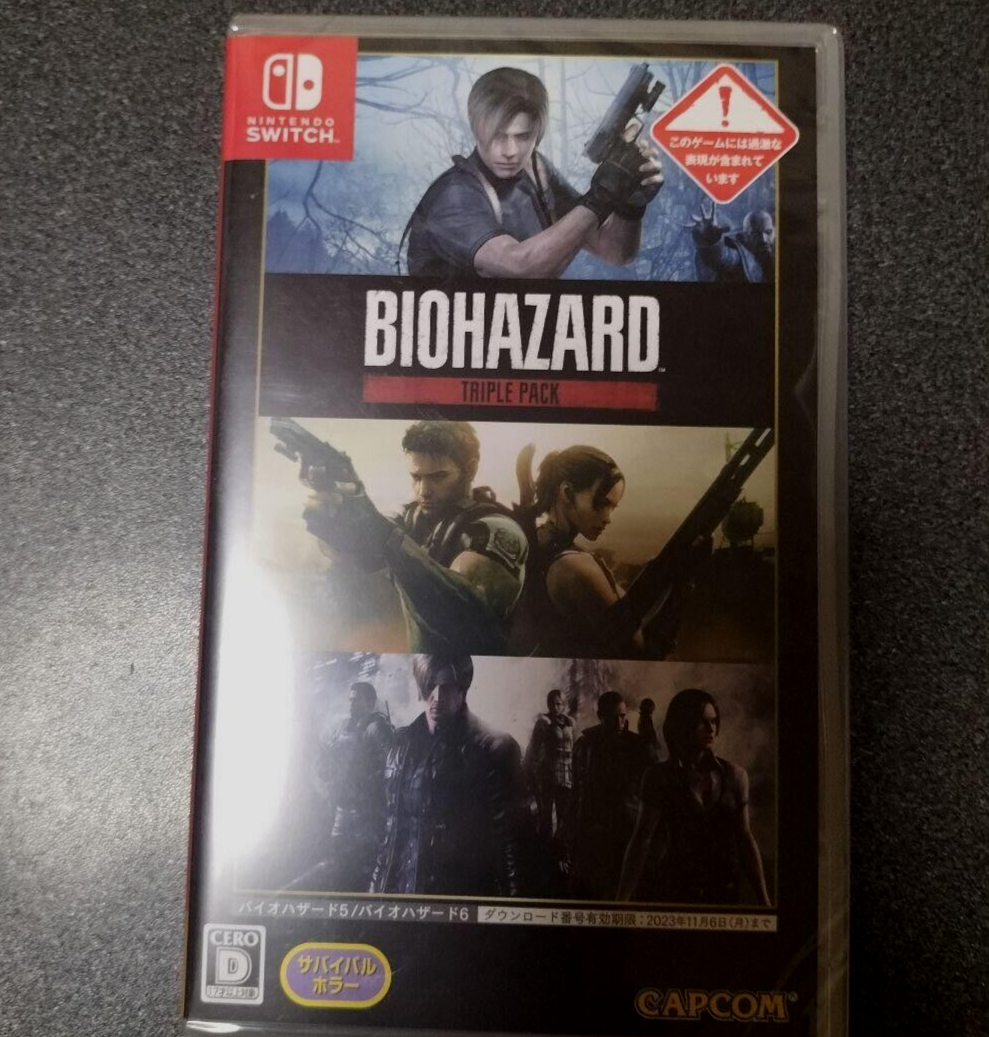 Unopened SW Resident Evil Triple Pack Nintendo Switch Sealed