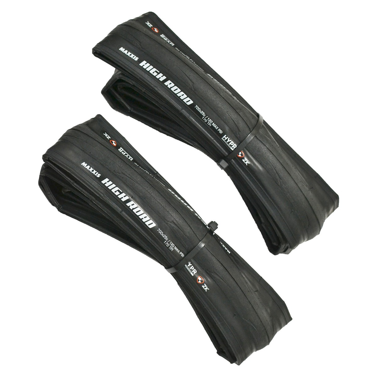 【使用100km未満美品!】MAXXIS HIGH ROAD 700X25C Maxxis High Road 700x25C 170TPI 130PSI Clincher Tire , HYPR
