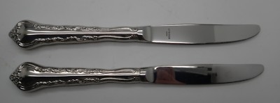 Gorham 18/8 Stainless Japan Set 2 Dinner Knives Rondelle Pattern Free Ship!