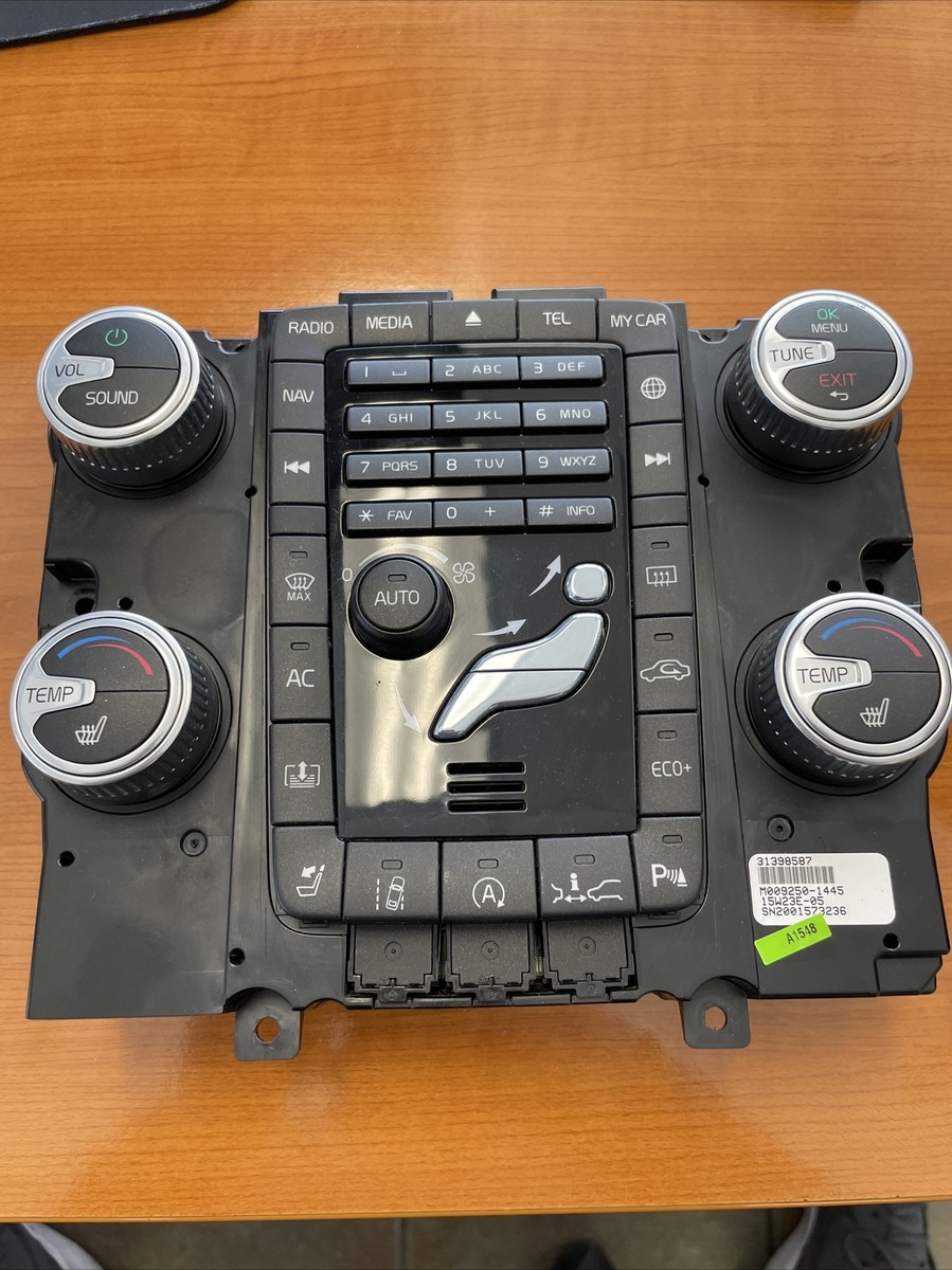 14-18 Volvo S60 CCM Climate Control Module 31398587 | eBay