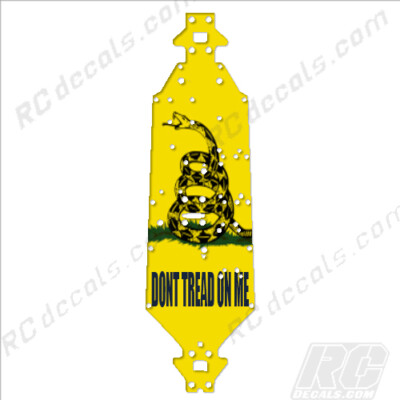 Arrma Fireteam 6s BLX Chassis Protector Decal #AR106058 - Fire Team Gadsen Snake
