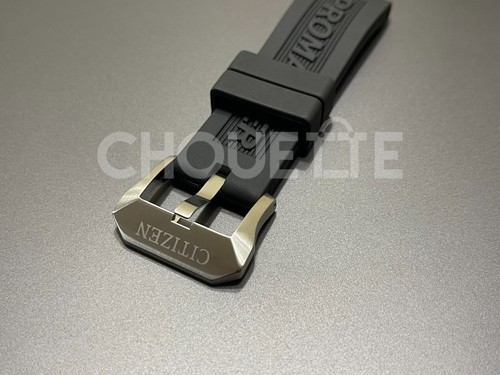 Citizen 22mm Black Rubber Watch Band Promaster Altichron BN5058-07E with PINS - Picture 7 of 8