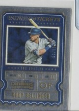 CODY BELLINGER 2020 PANINI CONTENDERS WINNING TICKETS GOLD PARALLEL #92/99-NICE!
