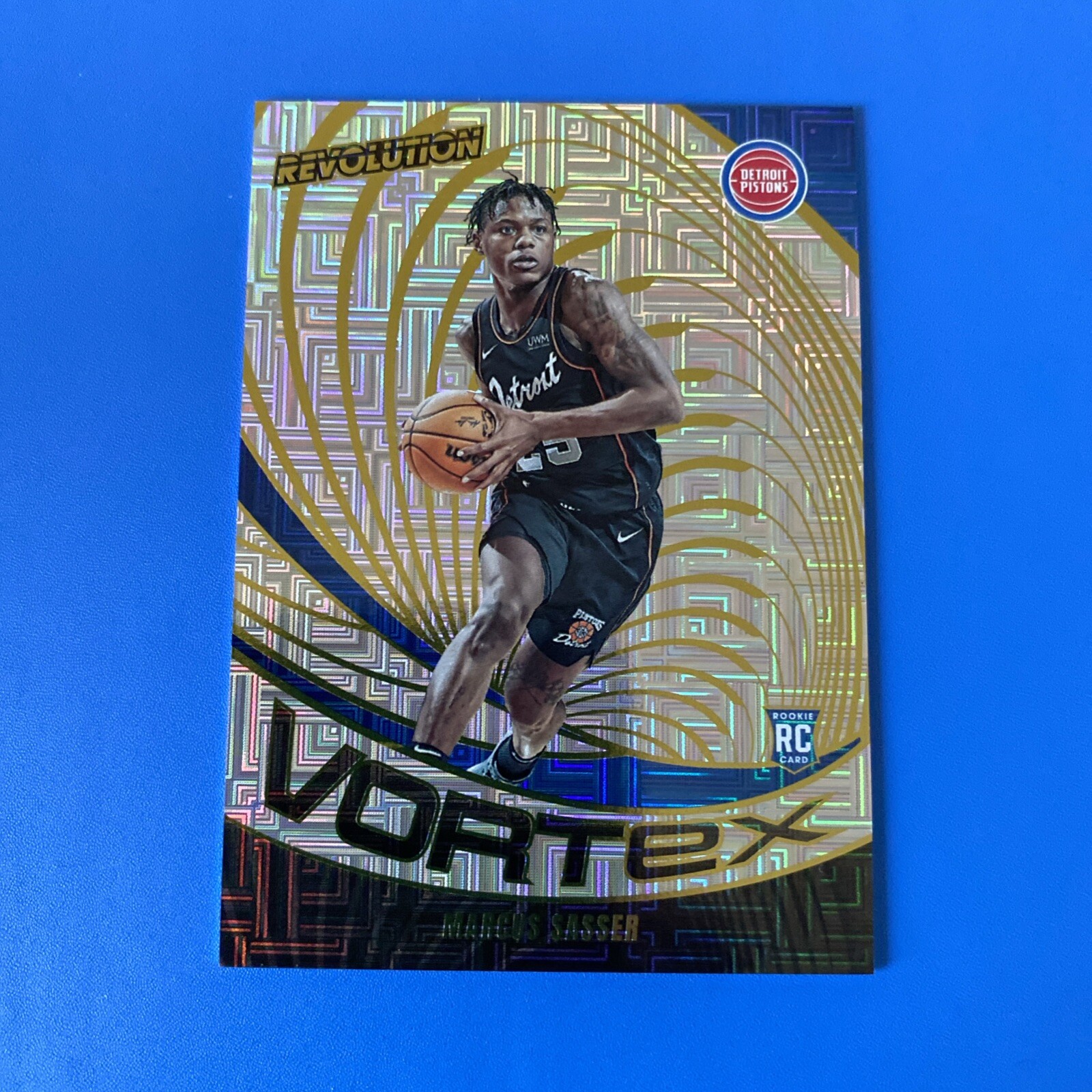 2023-24 Panini Revolution - Vortex Levels #8 Marcus Sasser (RC)