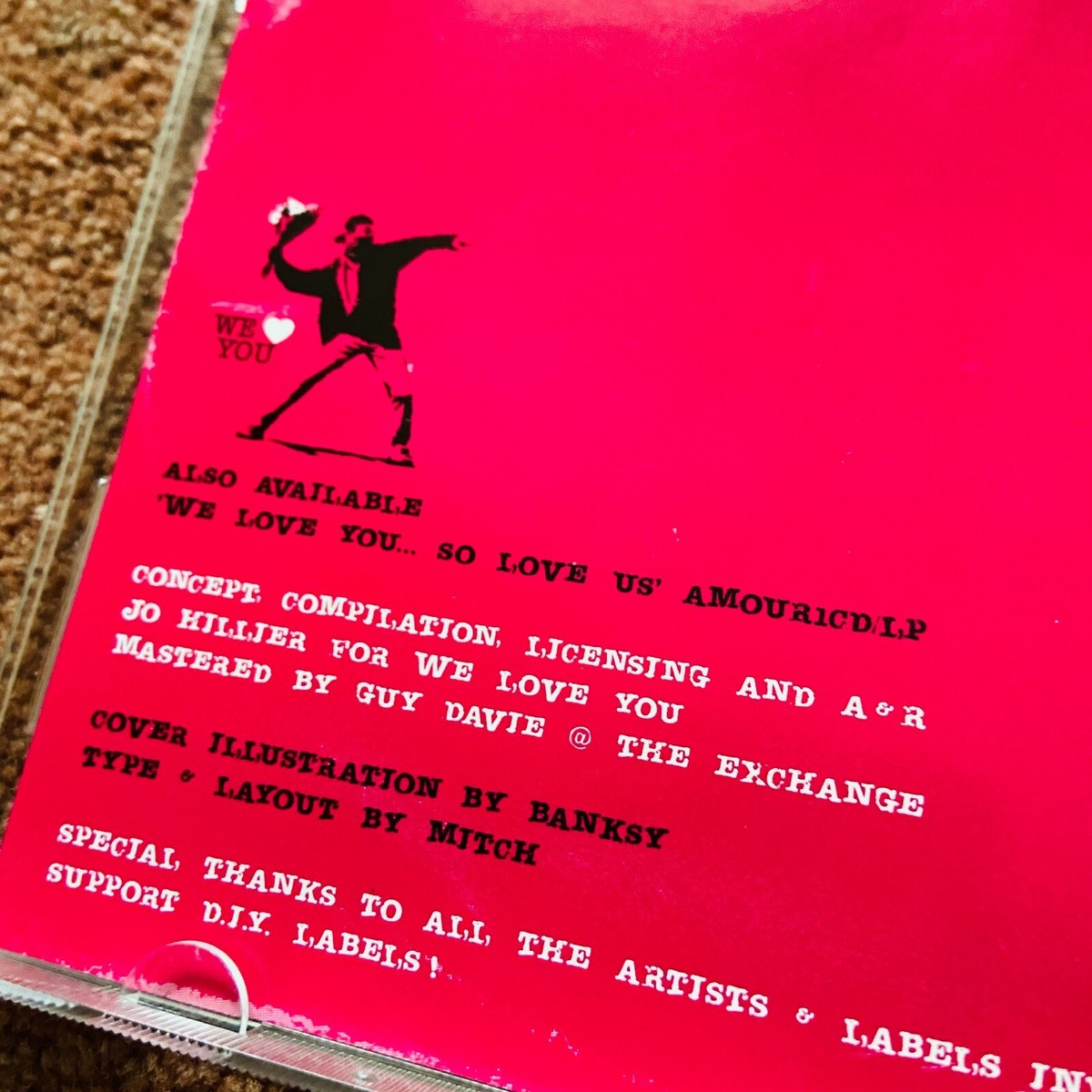 We Love You So Love Us Too Compilation CD 2001 Cover