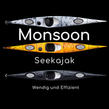 Kaitts Monsoon Rotomolding Seekajak PE Einerkajak Kajak Tourenkajak 
