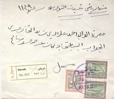 OLD SAUDI ARABIA COVER FROM RIYADH TO ADEN