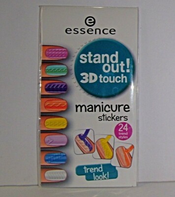 Essence Stand out! 3D touch manicure stickers, Nagel Sticker 