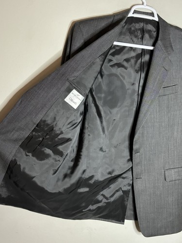 Abrigo Deportivo Hickey Freeman Vintage Para Hombre 41L Lana Gris Blazer Traje Chaqueta - Imagen 9 de 9