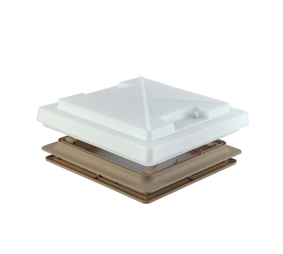 MPK Rooflight 400 x 400 c/w Flynet/Lock/Blind Caravan Motorhome BEIGE  900083
