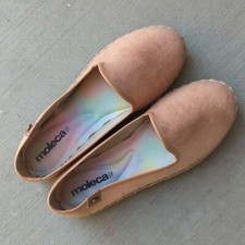 Zapatos planos Moleca rosa sin cordones brasileños punta redonda 6