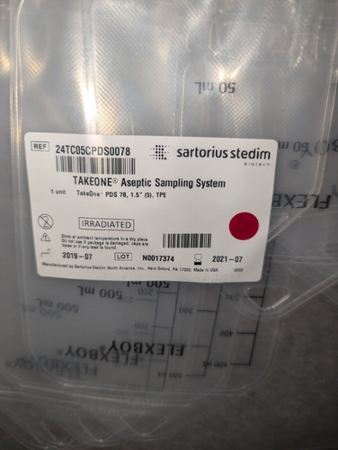 Sartorius TakeOne Asectic Sampling Solution System- 1.5"(5)TPE ( 1 sealed unit) - Picture 2 of 3