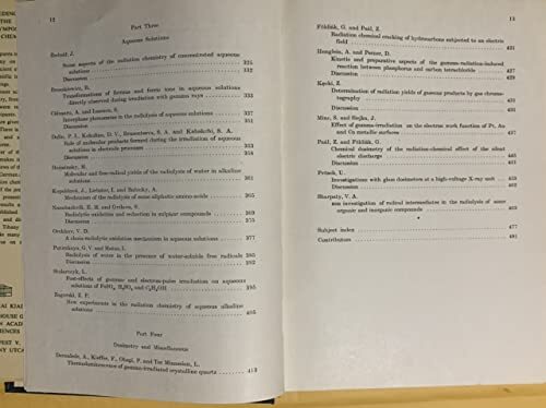 Radiation Chemistry - 1962 Tihany Symposium, Hungarian Academy of Sciences - Picture 4 of 5