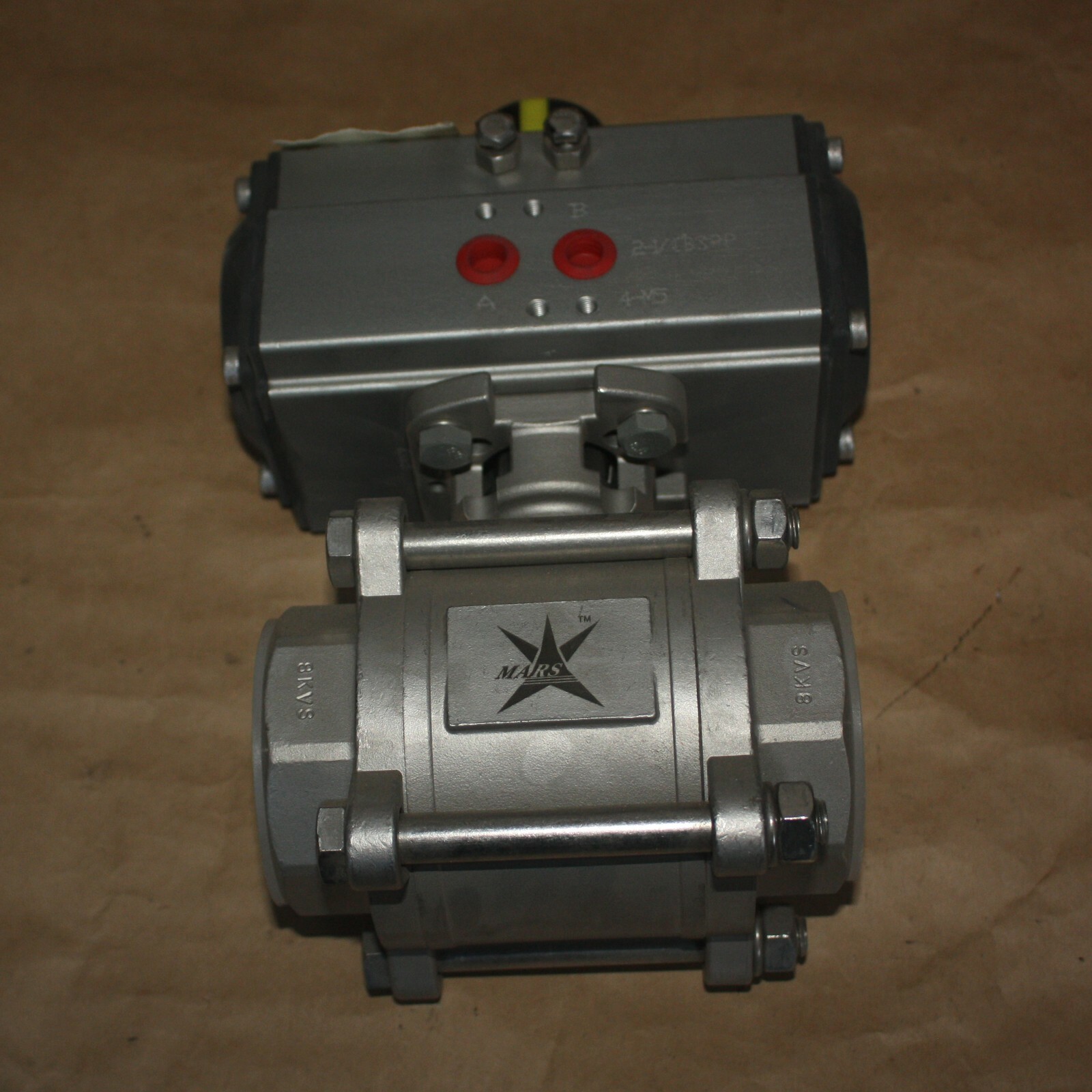 SMC DN50 2" Stainless Steel CF8M Ball Valve Pneumatic Actuator 831310 - NEW