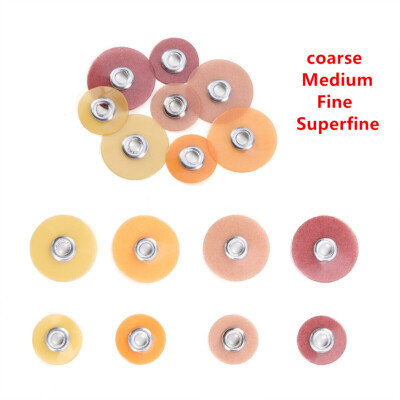 50 Pcs Dental Composite Finishing & Polishing Discs Superfine Fine Medium Coarse
