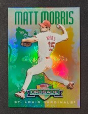 Matt Morris 1998 Donruss Crusade GREEN #94 035/250 Jersey # St. Louis Cardinals