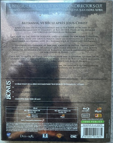 KAAMELOOT LIVRE V DE ALEXANDRE ASTIER EN 2 BLU-RAYS NEUF SOUS BLISTER - Photo 2/2