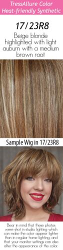 Peluca Bob emplumada de TRESSALLURE ¡Cualquier color! Heat Friendly! Top Mono + Encaje NUEVO - Imagen 22 de 44