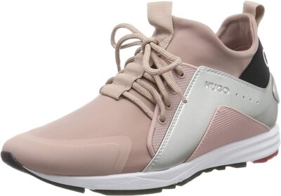 HUGO BOSS Damen Sneaker Hybrid_Runn_Lam, 50419155 Pink 681, ROSA