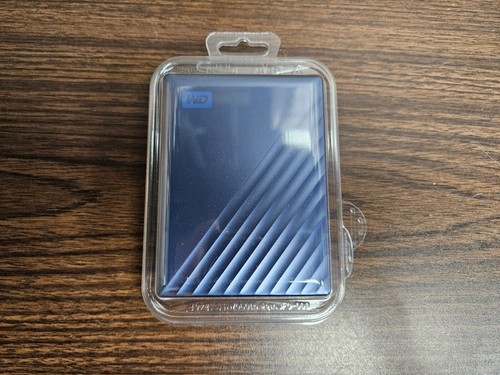 WD 5TB My Passport Ultra Portable USB-C External Hard Drive Blue New - Afbeelding 3 van 4