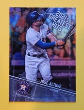 2022 Topps SERIES 1 - 2021's Greatest Hits #21GH-16 Jose Altuve - Houston Astros