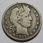 1897 O Barber Quarter UR522