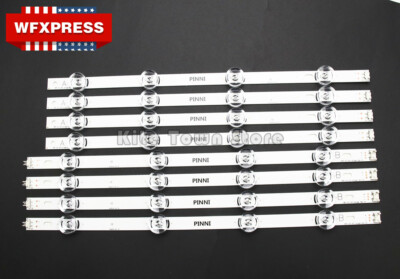 LED Strip For LG INNOTEK DRT 3.0 42'' A B TYPE REV01 2014.01.0 42LB650V 8PCS