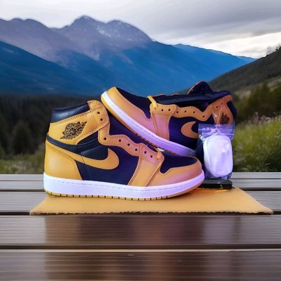 Pollen OG Retro 1 Size 9 Deadstock authentic Nike Air Jordan 1 High Retro OG Pollen Yellow Black Men main image 3