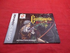 Castlevania Circle of the Moon Game Boy Advance Instruction Manual Booklet ONLY