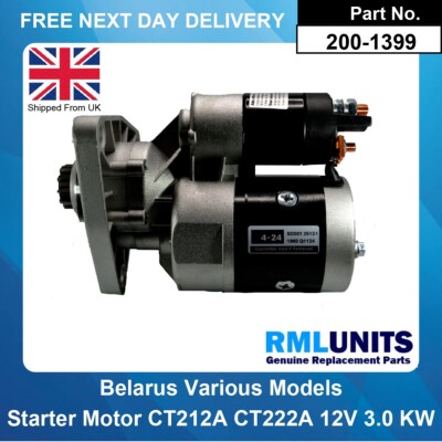 Starter Motor For Belarus Tractor MTZ142 MTZ145 MTZ80 MTZ100 CT212A CT222A