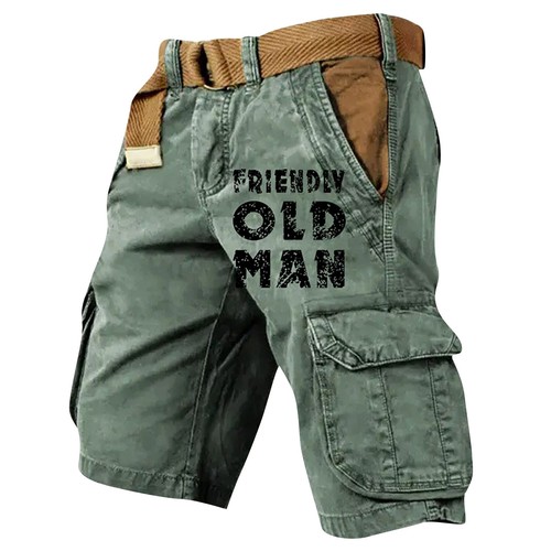 Mens Summer Casual Loose Cargo Shorts Multi-Pockets Jogging Sports Shorts Pants❤ - Picture 5 of 35