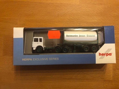 Herpa, MAN F8 Tankcontainer-Sattelzug "DAB Brauerei"