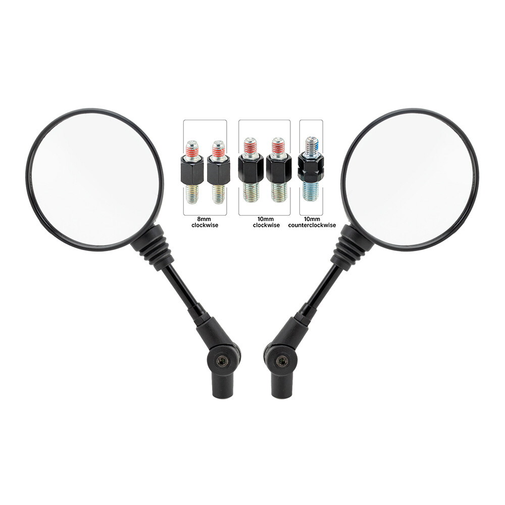 E9 Rear View Rearview Mirrors For YAMAHA TW200 XT250 XT225 SEROW | eBay