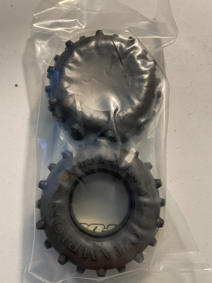 Pro-Line Champion Tires From RC10 Kit 6001 Associated Super Rare Brand New - Image 3 of 4