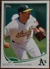 2013 Topps #496 Scott Sizemore Oakland A's Athletics