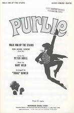 Walk Him Up The Stairs SATB Chorus Piano 1971 Purlie Udell Geld Bugs Bower
